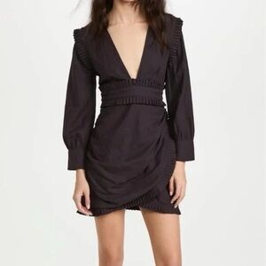 NWT Cleobella Victoria Mini Dress in Black Size Small